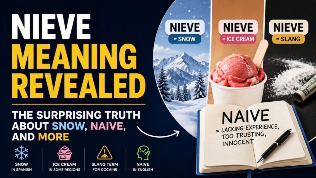 Nieve Meaning Revealed The Surprising Truth About Snow Naive And More