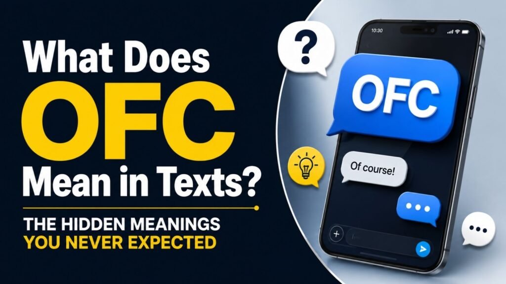 What Does OFC Mean In Texts? The Hidden Meanings You Never Expected