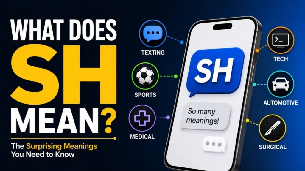 What Does SH Mean? The Surprising Meanings You Need to Know 