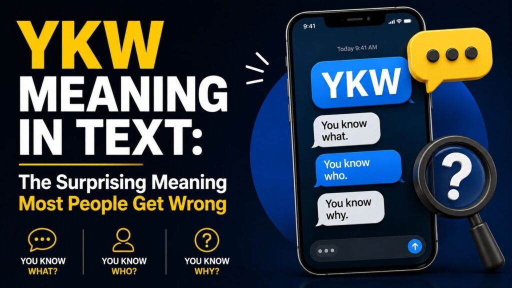YKW Meaning In Text: The Surprising Meaning Most People Get Wrong