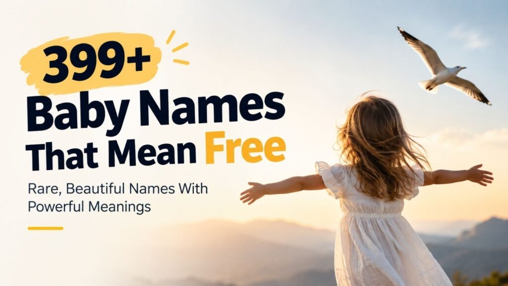 399+ Baby Names That Mean Free: Rare, Beautiful Names With Powerful Meanings