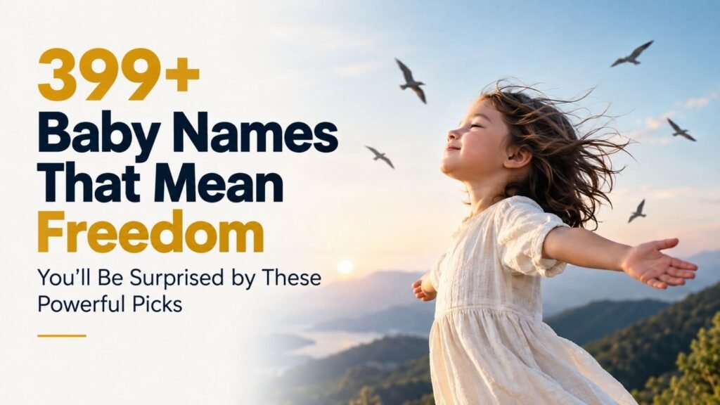 399+ Baby Names That Mean Freedom You’ll Be Surprised by These Powerful Picks