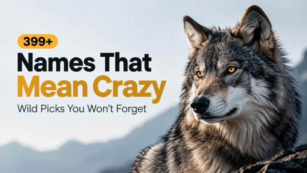 399+ Names That Mean Crazy: Wild Picks You Won’t Forget