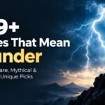 399+ Names That Mean Thunder  Powerful, Rare, Mythical & Surprisingly Unique Picks