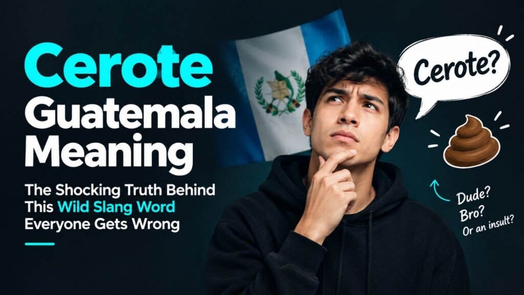 Cerote Guatemala Meaning: The Shocking Truth Behind This Wild Slang Word Everyone Gets Wrong