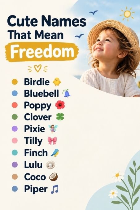 Cute Names That Mean Freedom
