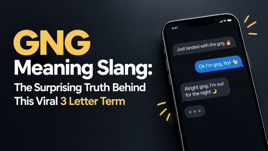 GNG Meaning Slang: The Surprising Truth Behind This Viral 3 Letter Term