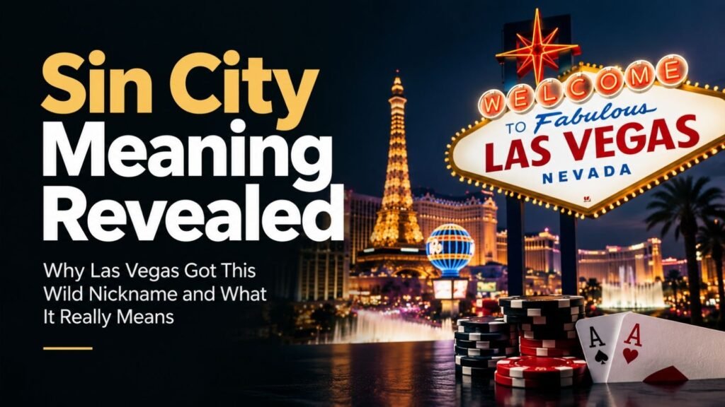 Sin City Meaning Revealed: Why Las Vegas Got This Wild Nickname and What It Really Means