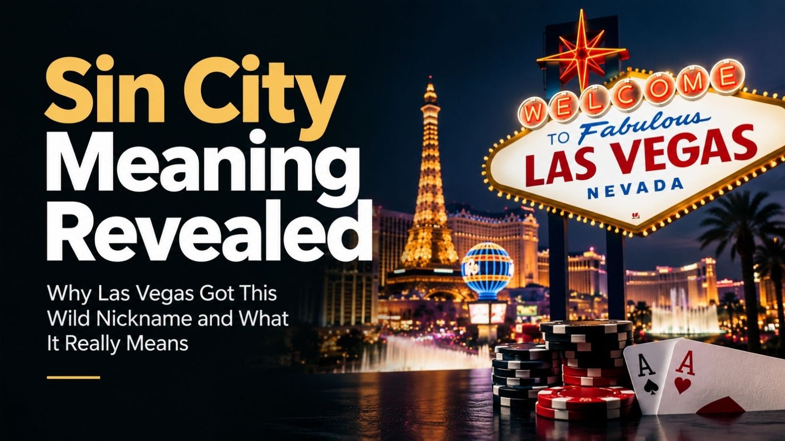 Sin City Meaning Revealed: Why Las Vegas Got This Wild Nickname and What It Really Means