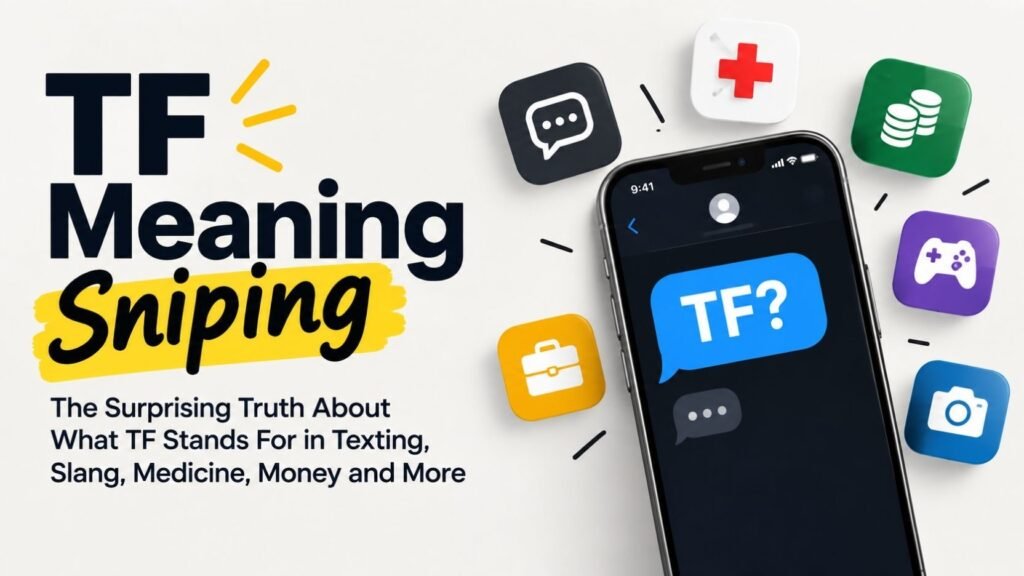TF Meaning Sniping: The Surprising Truth About What TF Stands For in Texting, Slang, Medicine, Money and More